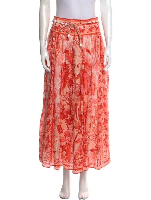 Zimmermann Linen Midi Length Skirt