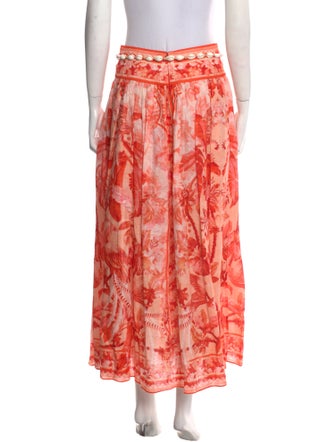 Zimmermann Linen Midi Length Skirt