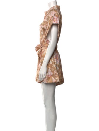 Zimmermann Linen Printed Romper