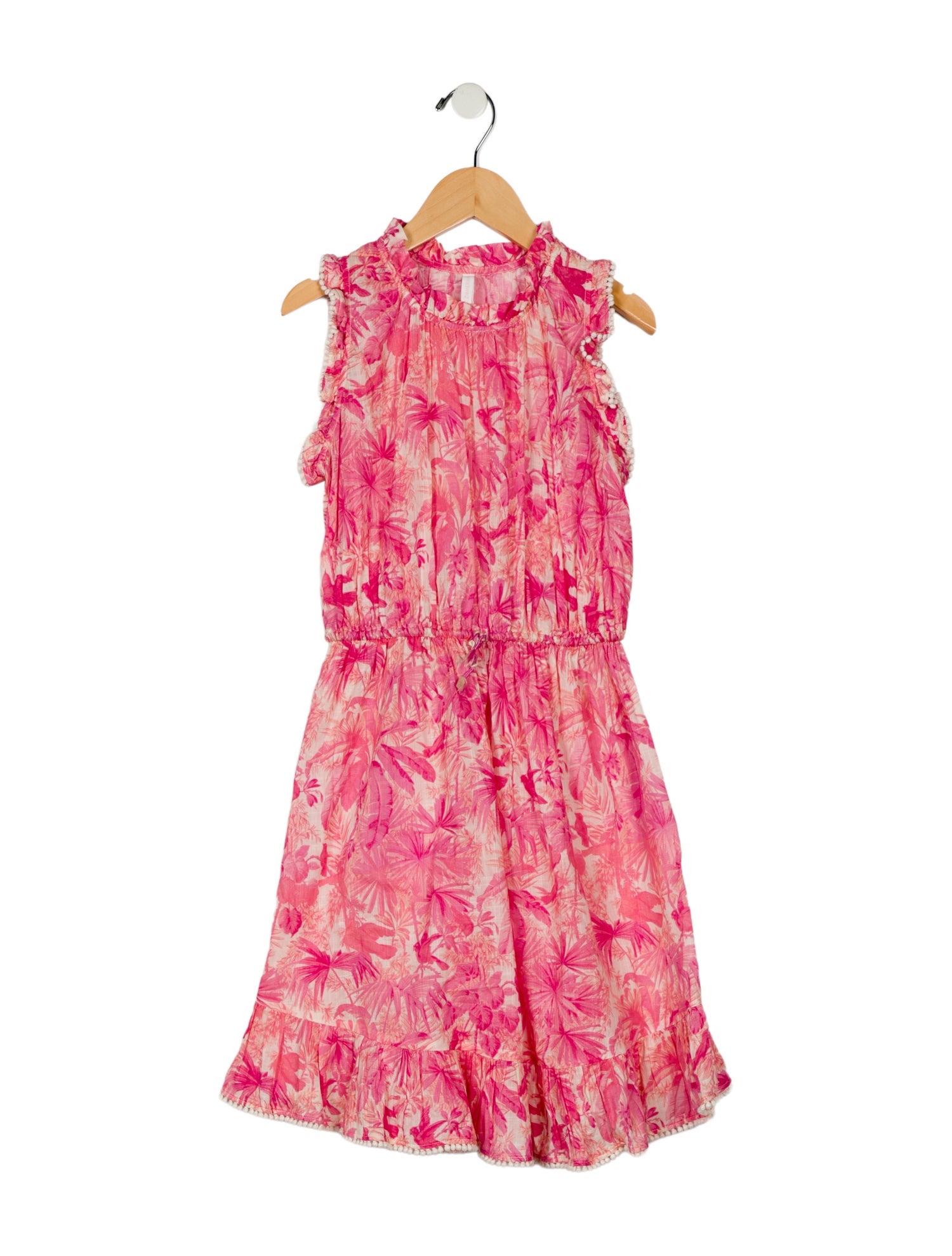 Zimmermann Girls' Floral Printed Sleeveless Dress