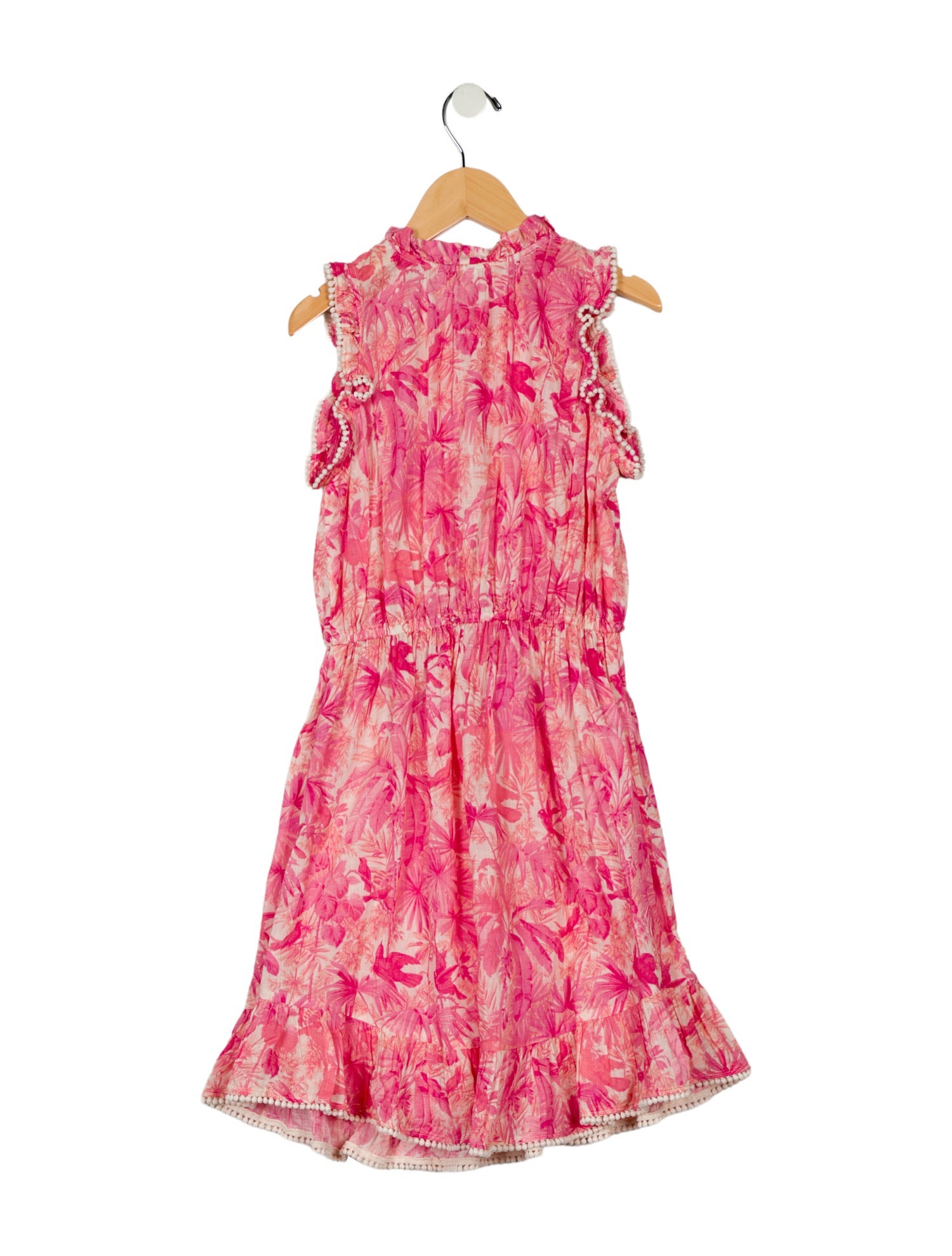 Zimmermann Girls' Floral Printed Sleeveless Dress