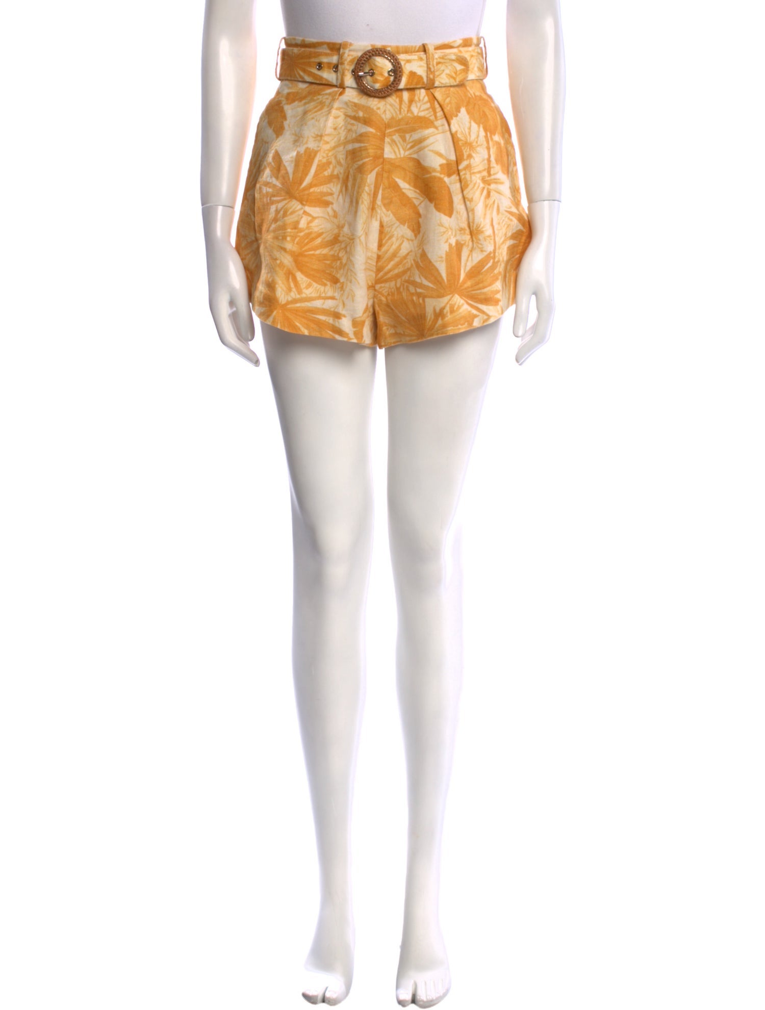 Zimmermann Linen Mini Shorts