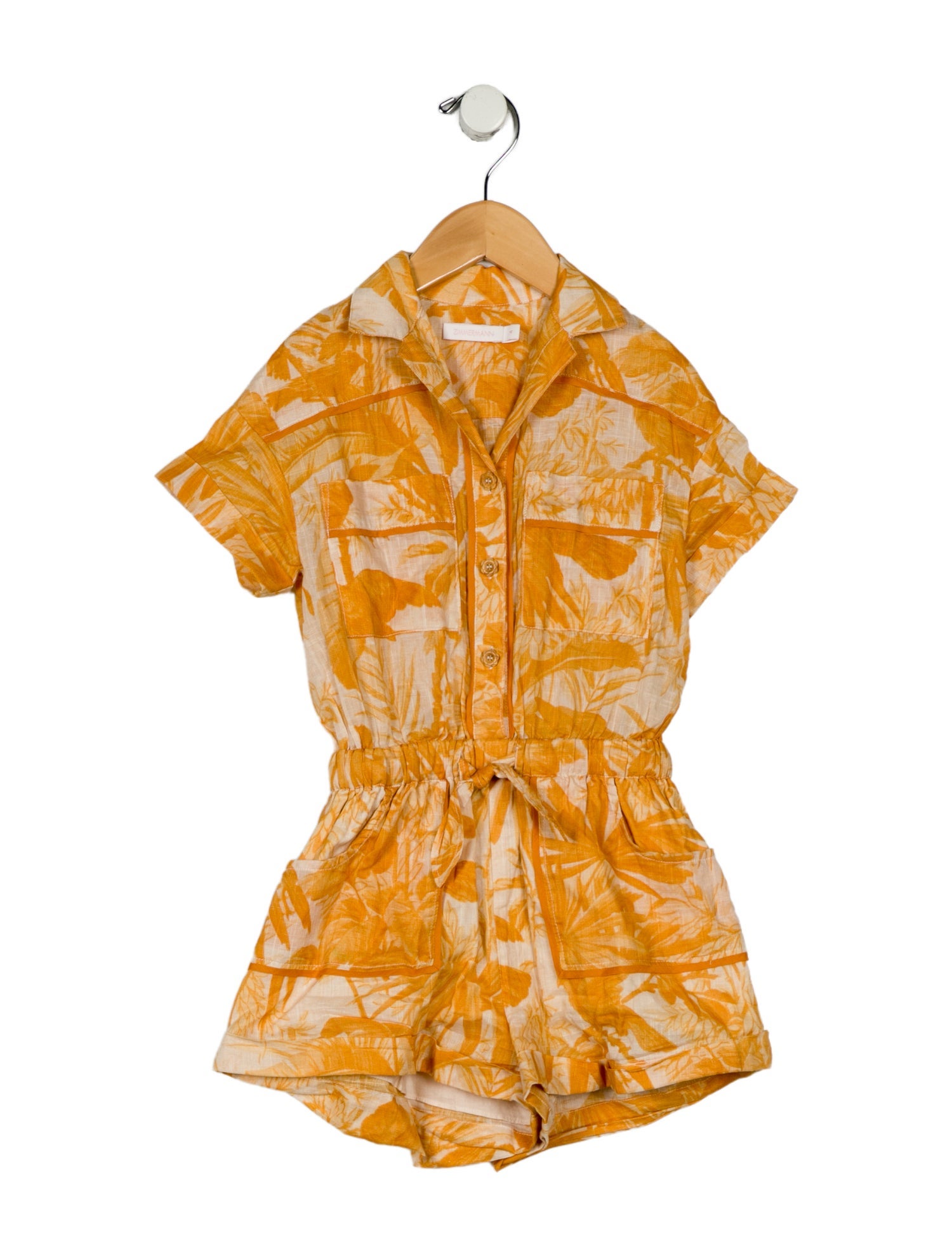 Zimmermann Kids Girls' Cotton Jumpsuit