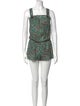 Zimmermann Printed Square Neckline Romper