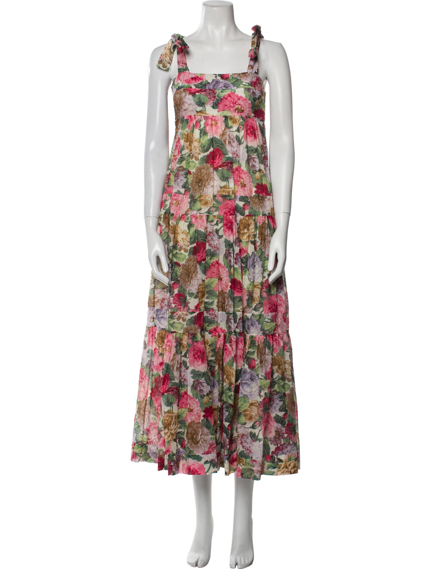Zimmermann Floral Print Midi Length Dress