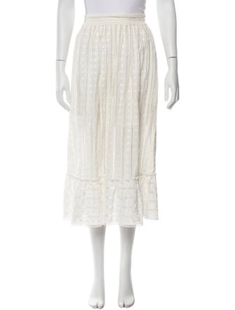 Zimmermann Ruffle Embellishment Midi Length Skirt