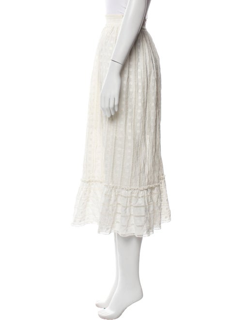 Zimmermann Ruffle Embellishment Midi Length Skirt