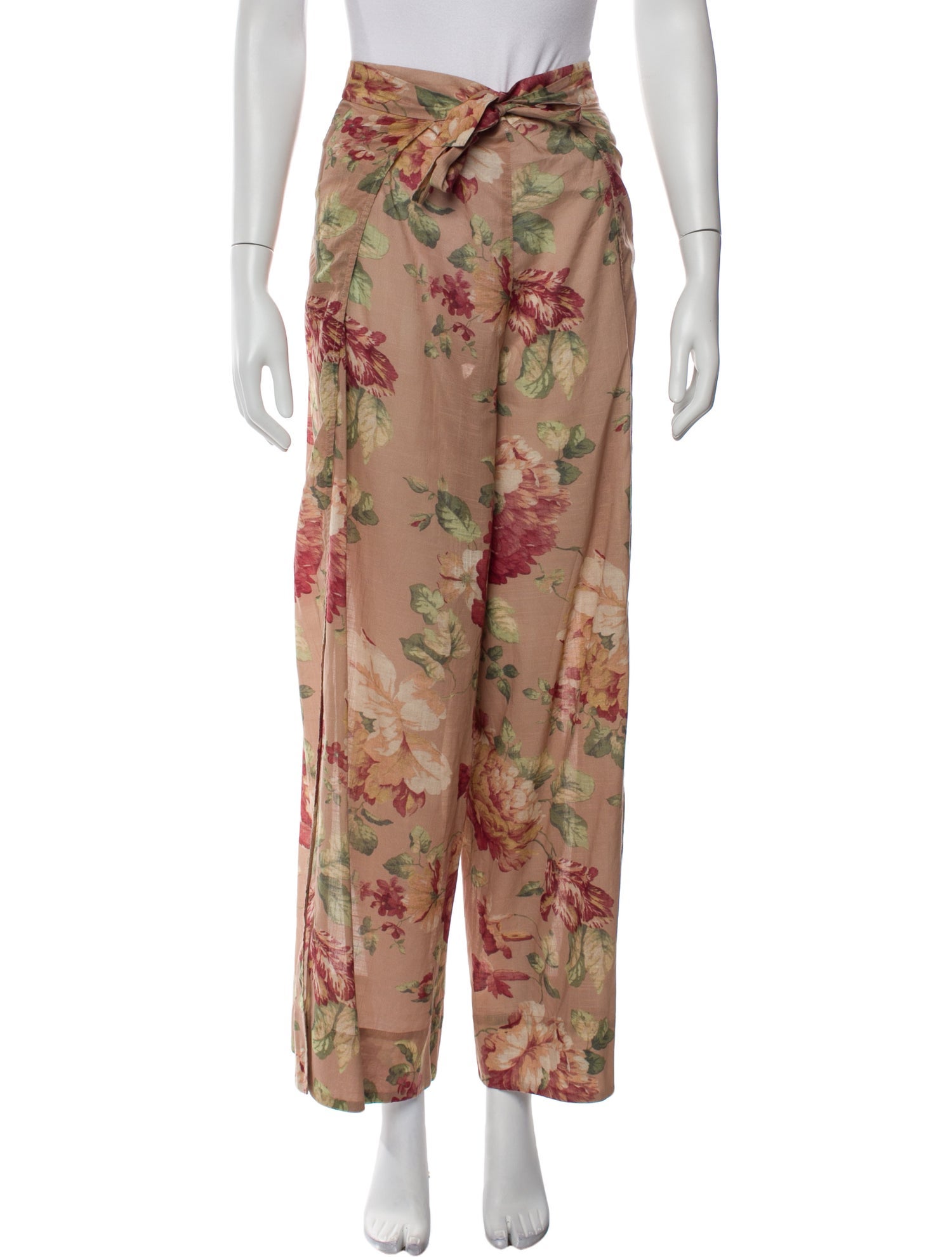 Zimmermann Printed Wide Leg Pants