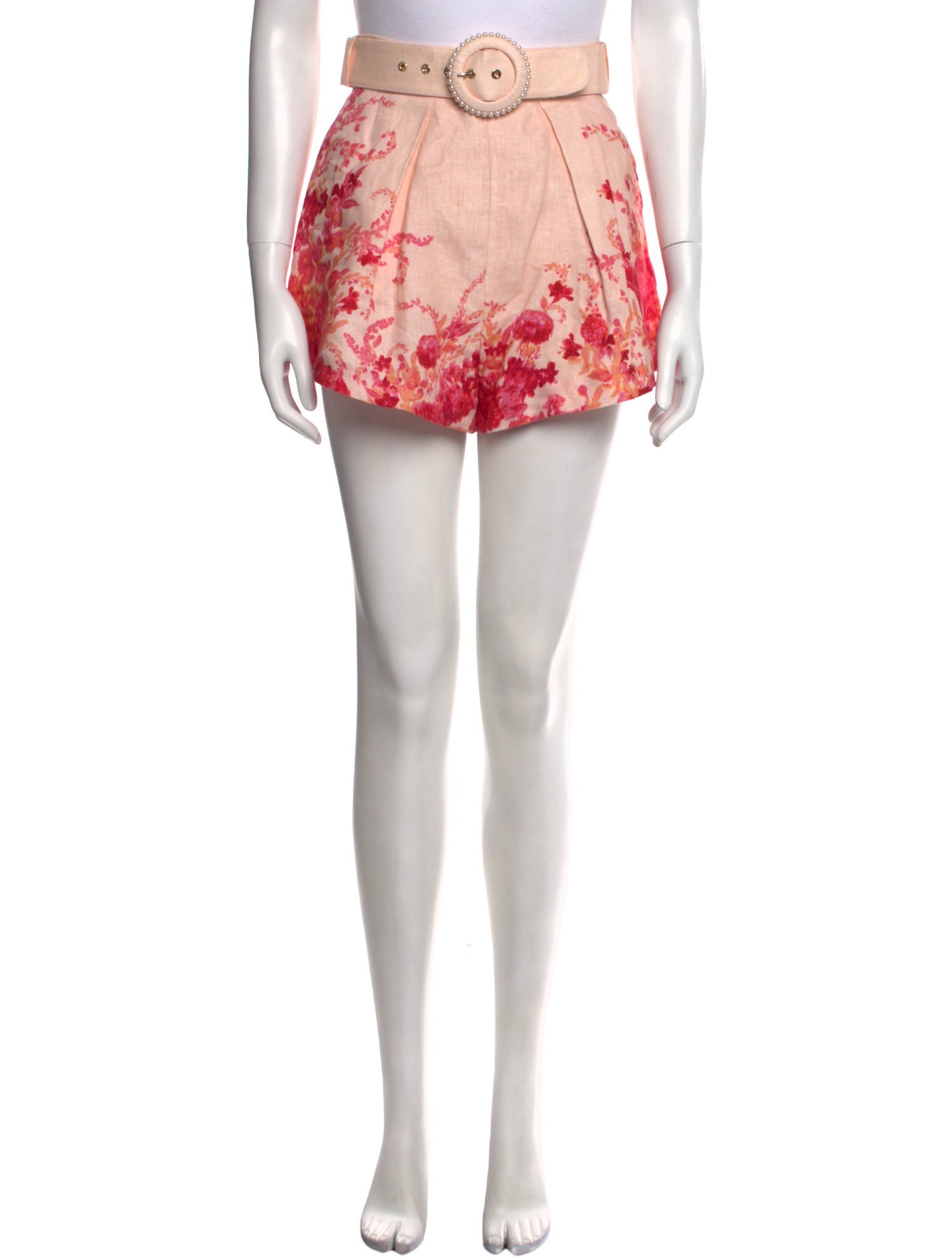 Zimmermann Linen Mini Shorts