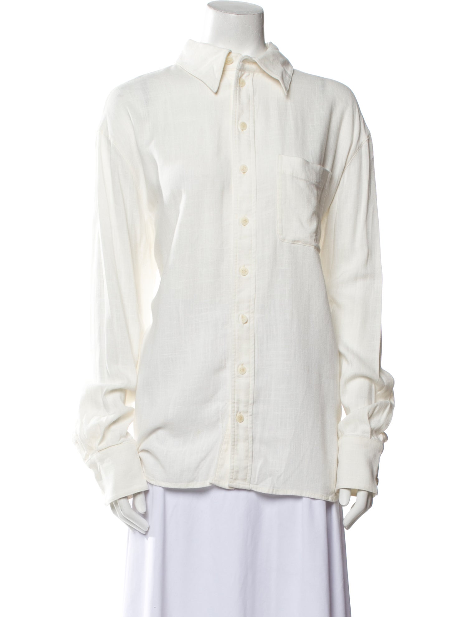 Zimmermann Long Sleeve Button-Up Top