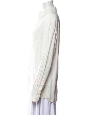 Zimmermann Long Sleeve Button-Up Top