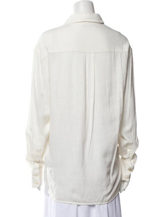 Zimmermann Long Sleeve Button-Up Top