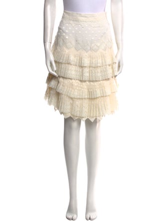 Zimmermann Lace Pattern Knee-Length Skirt