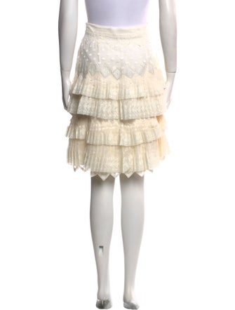 Zimmermann Lace Pattern Knee-Length Skirt