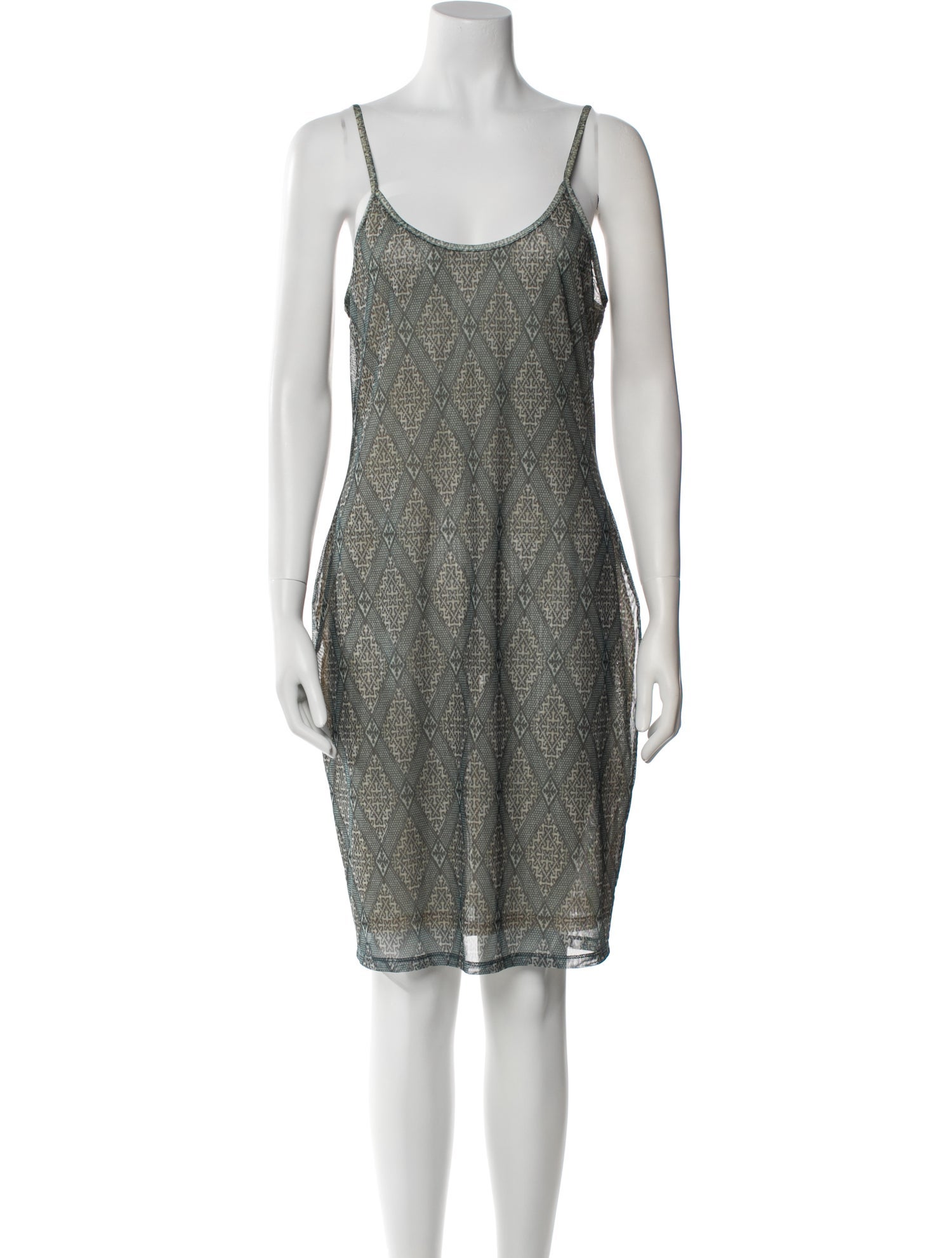 Zimmermann Printed Knee-Length Dress w/ Tags