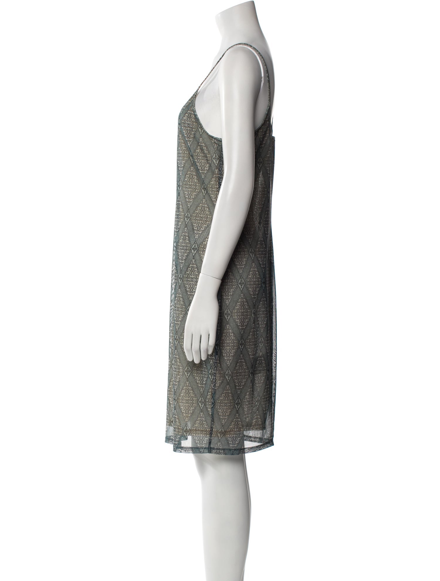 Zimmermann Printed Knee-Length Dress w/ Tags