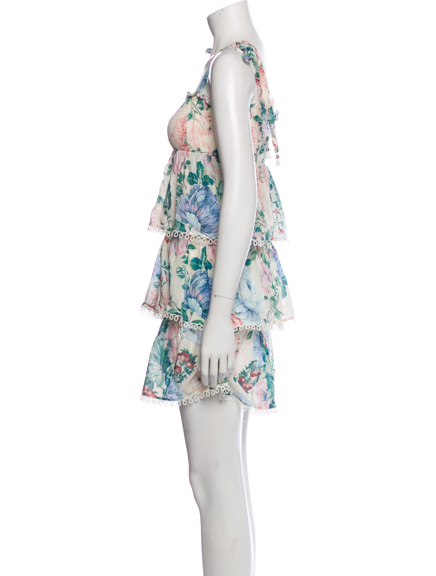 Zimmermann Floral Print Mini Dress