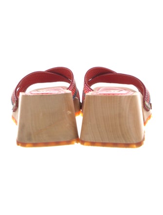 Zimmermann Leather Striped Slides