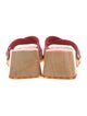 Zimmermann Leather Striped Slides