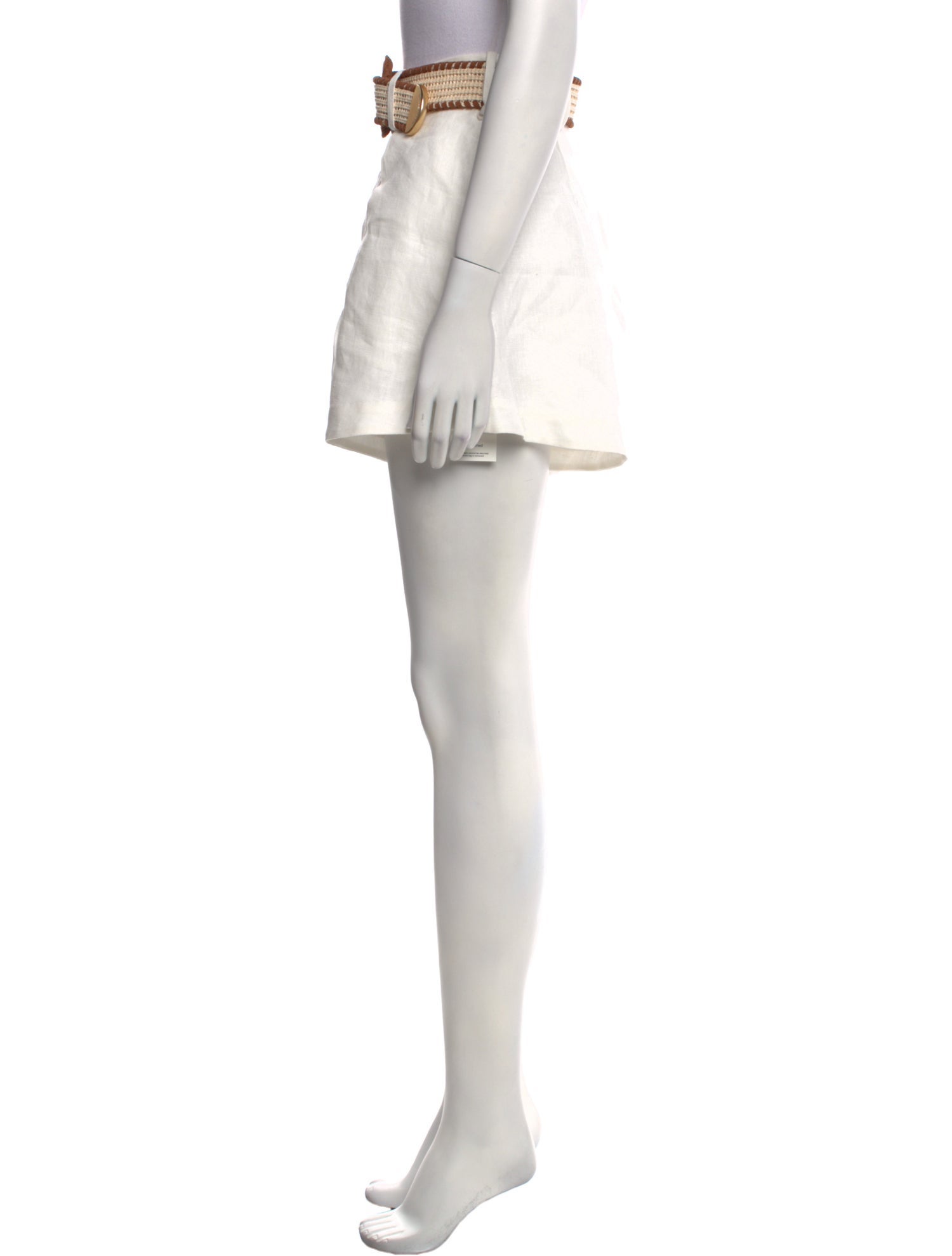 Zimmermann Linen Mini Shorts