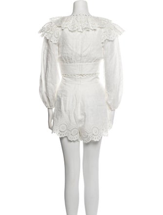 Zimmermann Ruffle Embellishment Short Set