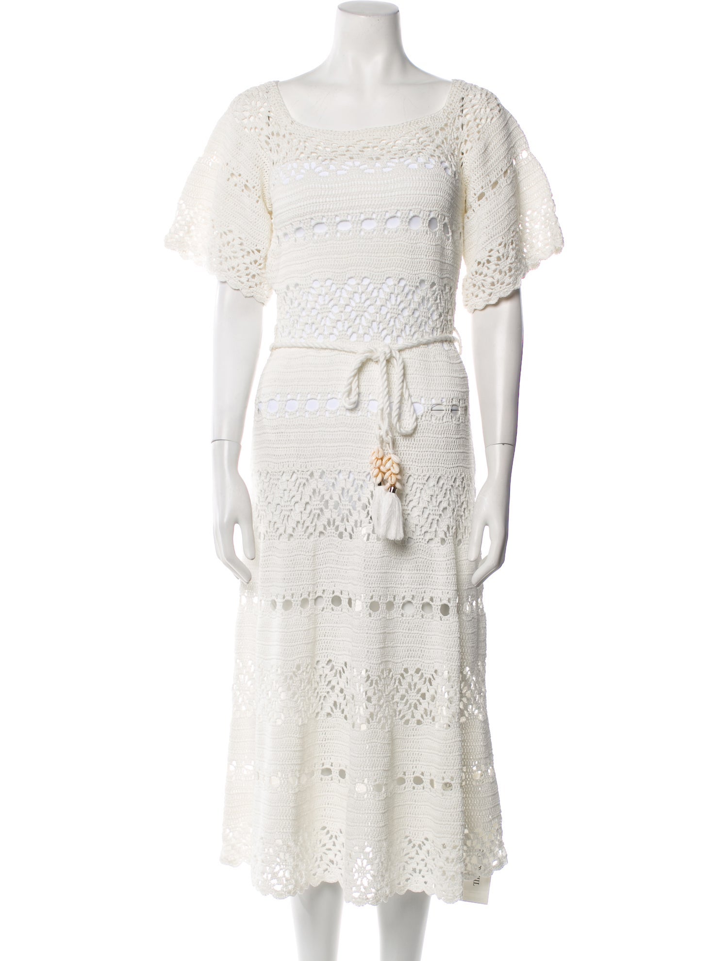 Zimmermann Lace Pattern Midi Length Dress