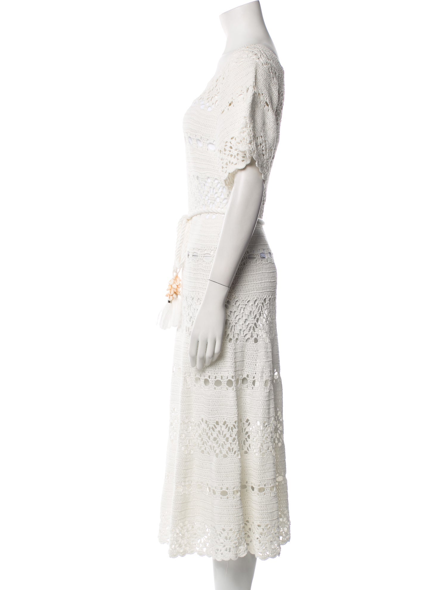 Zimmermann Lace Pattern Midi Length Dress