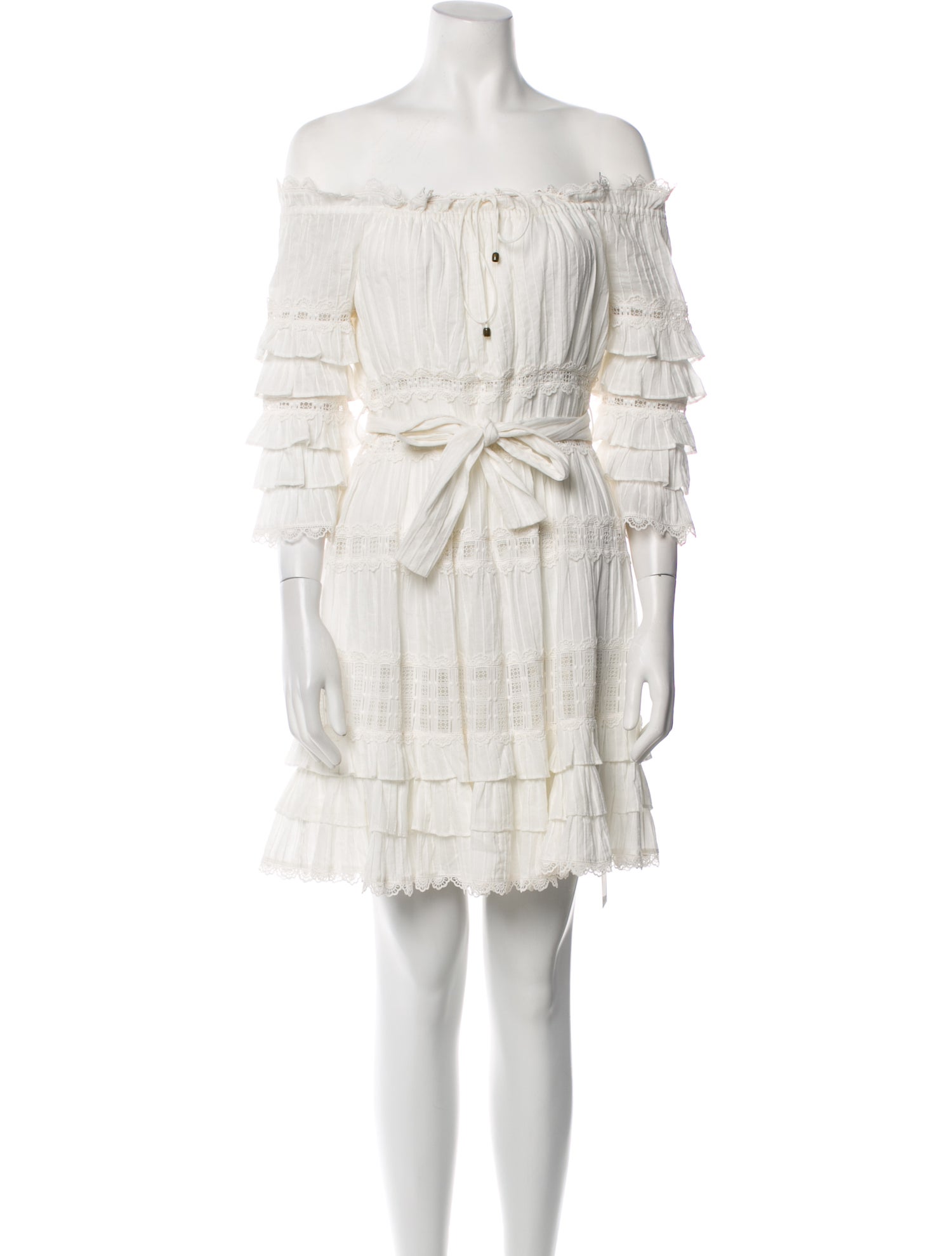 Zimmermann Off-The-Shoulder Mini Dress