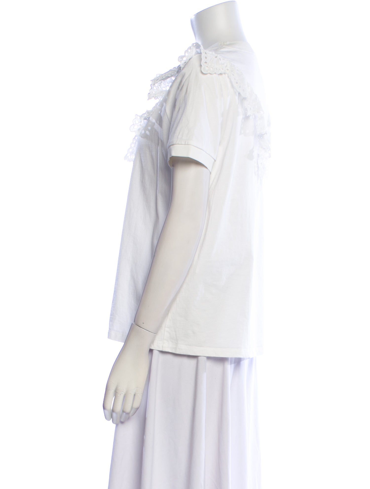 Zimmermann Crew Neck Short Sleeve T-Shirt