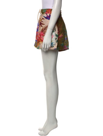 Zimmermann Linen Mini Shorts