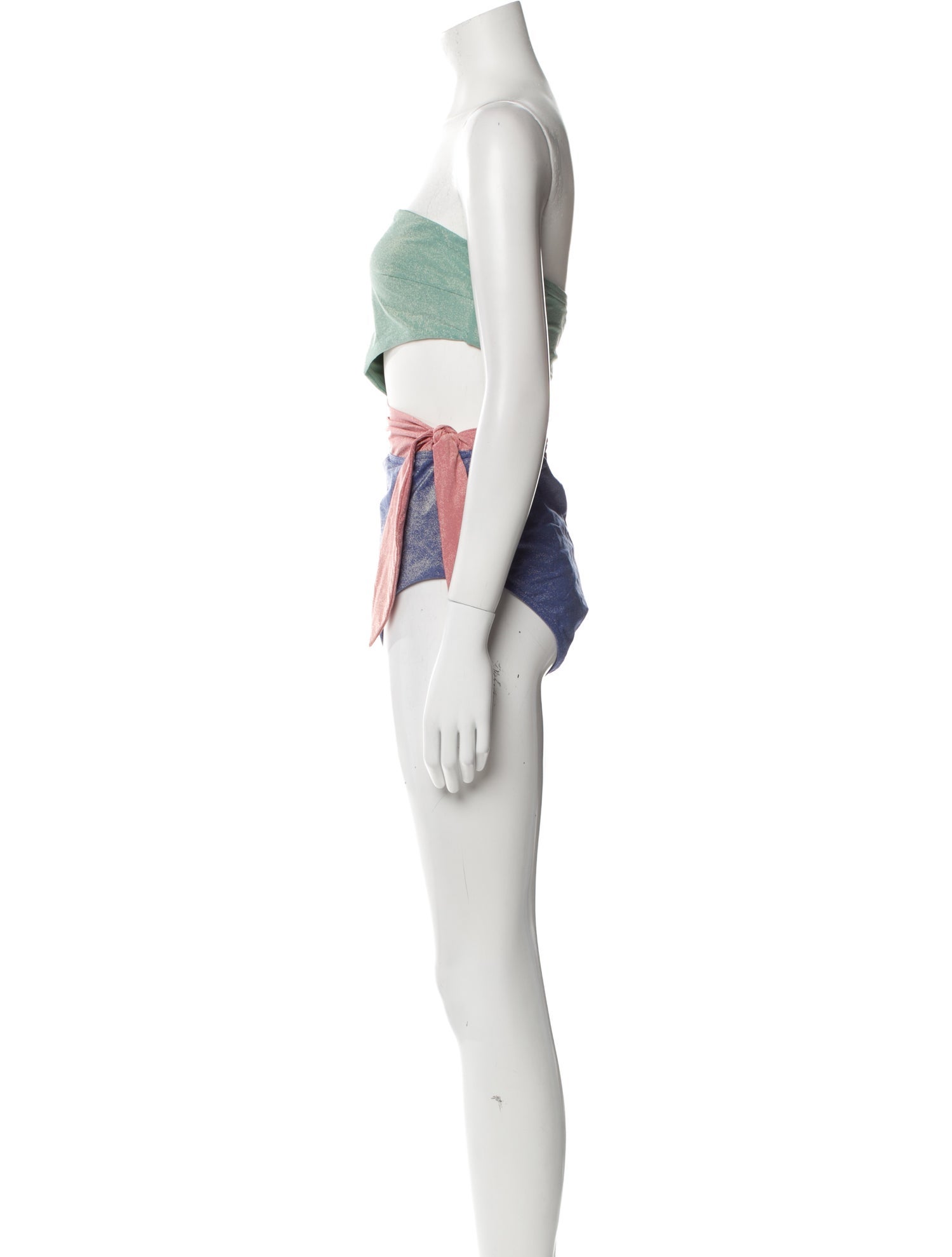 Zimmermann Colorblock Pattern Cutout Accent One-Piece
