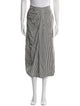 Zimmermann Striped Midi Length Skirt