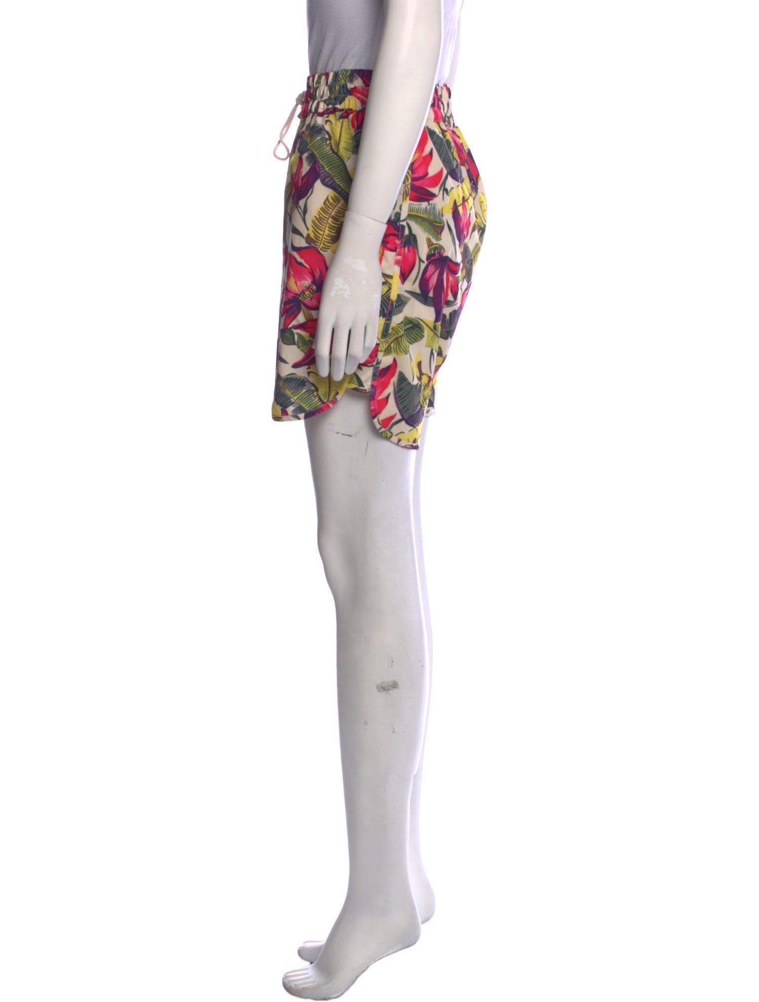 Zimmermann Floral Print Mini Shorts