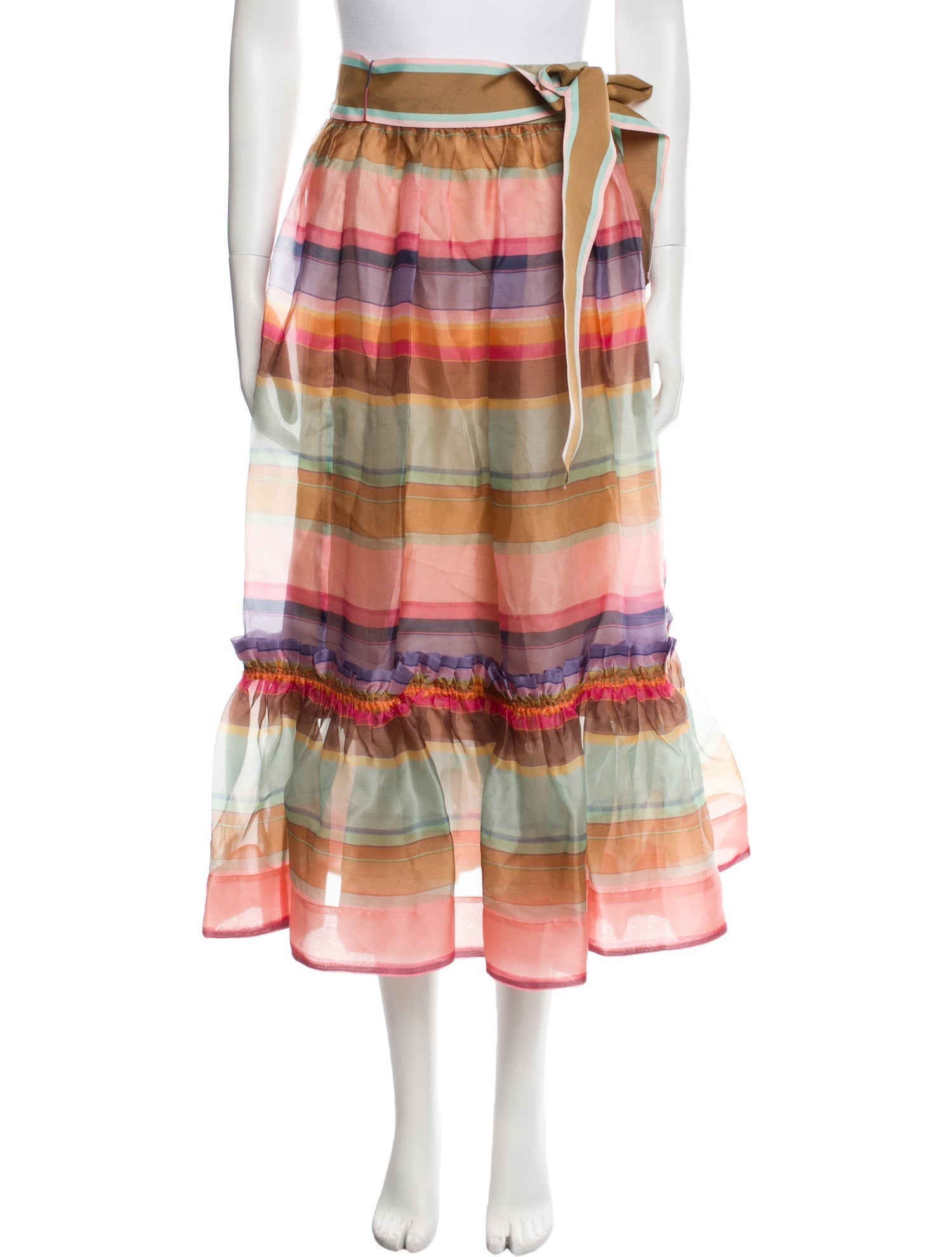 Zimmermann Silk Midi Length Skirt w/ Tags