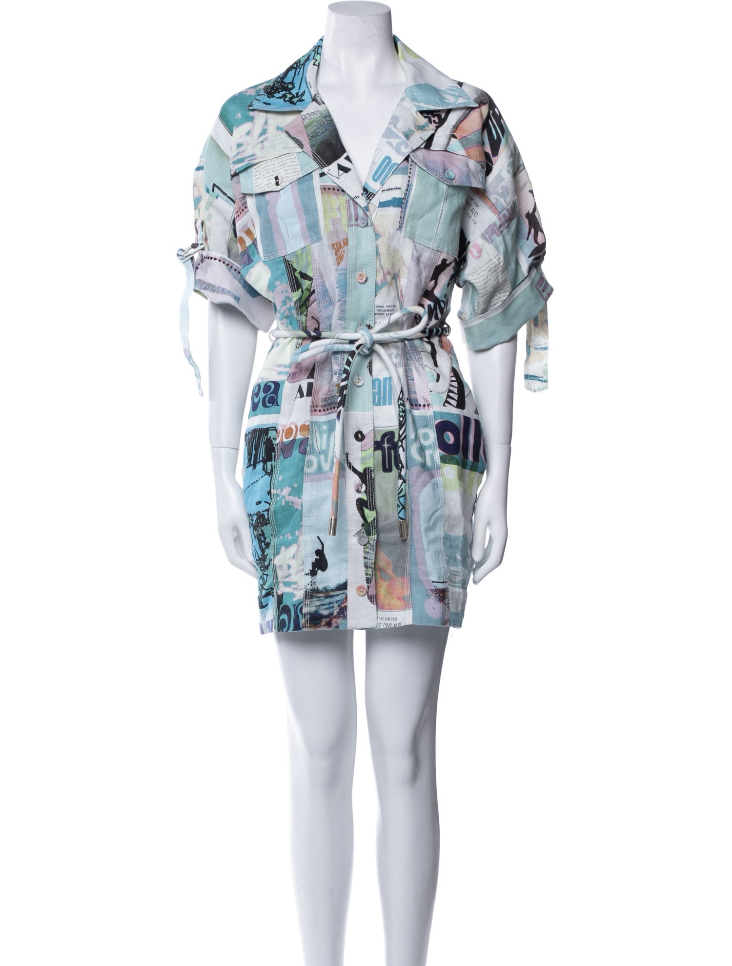 Zimmermann Linen Mini Dress w/ Tags