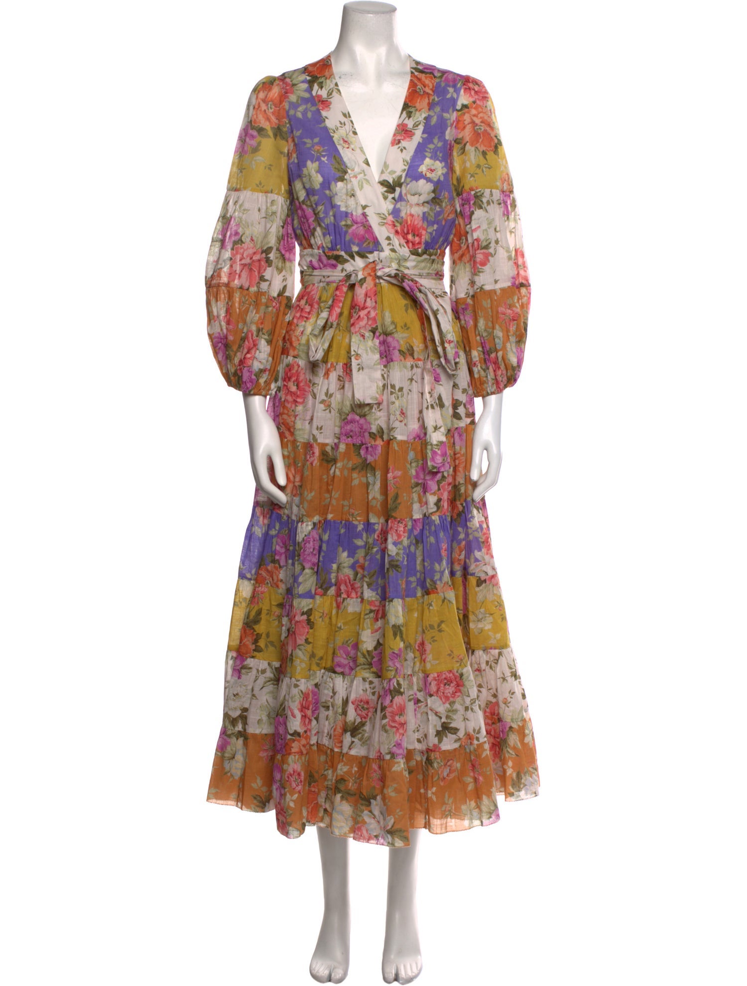 Zimmermann Floral Print Long Dress