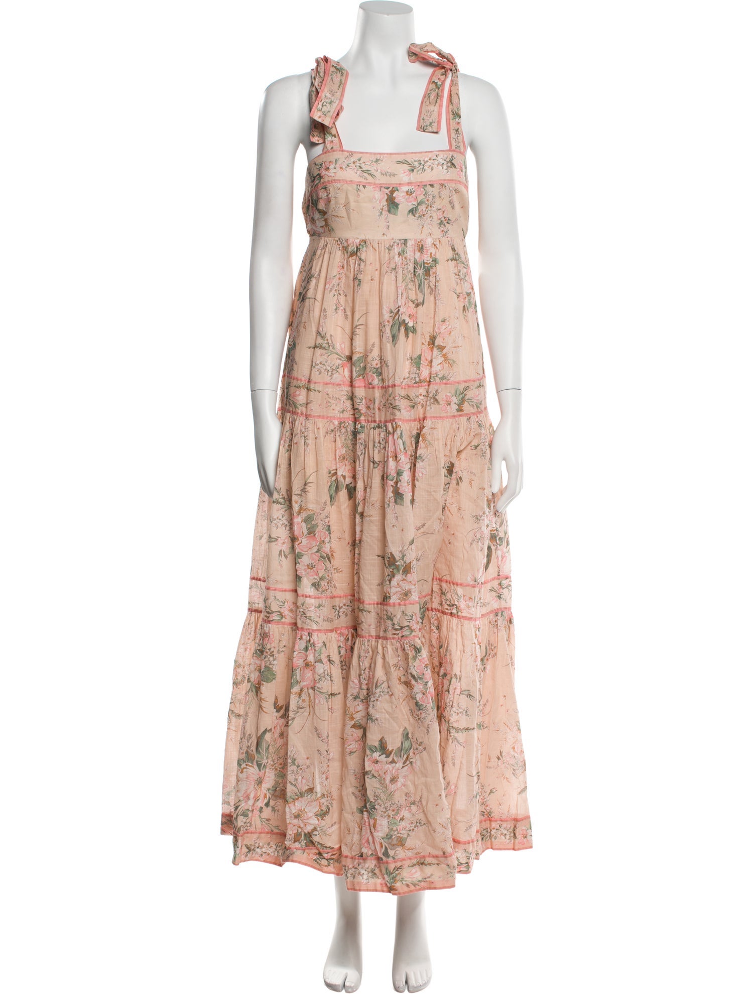 Zimmermann Floral Print Long Dress
