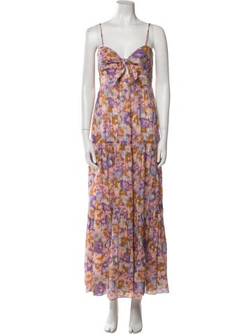 Zimmermann Dresses Floral Print Long Dress M