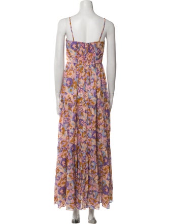 Zimmermann Floral Print Long Dress