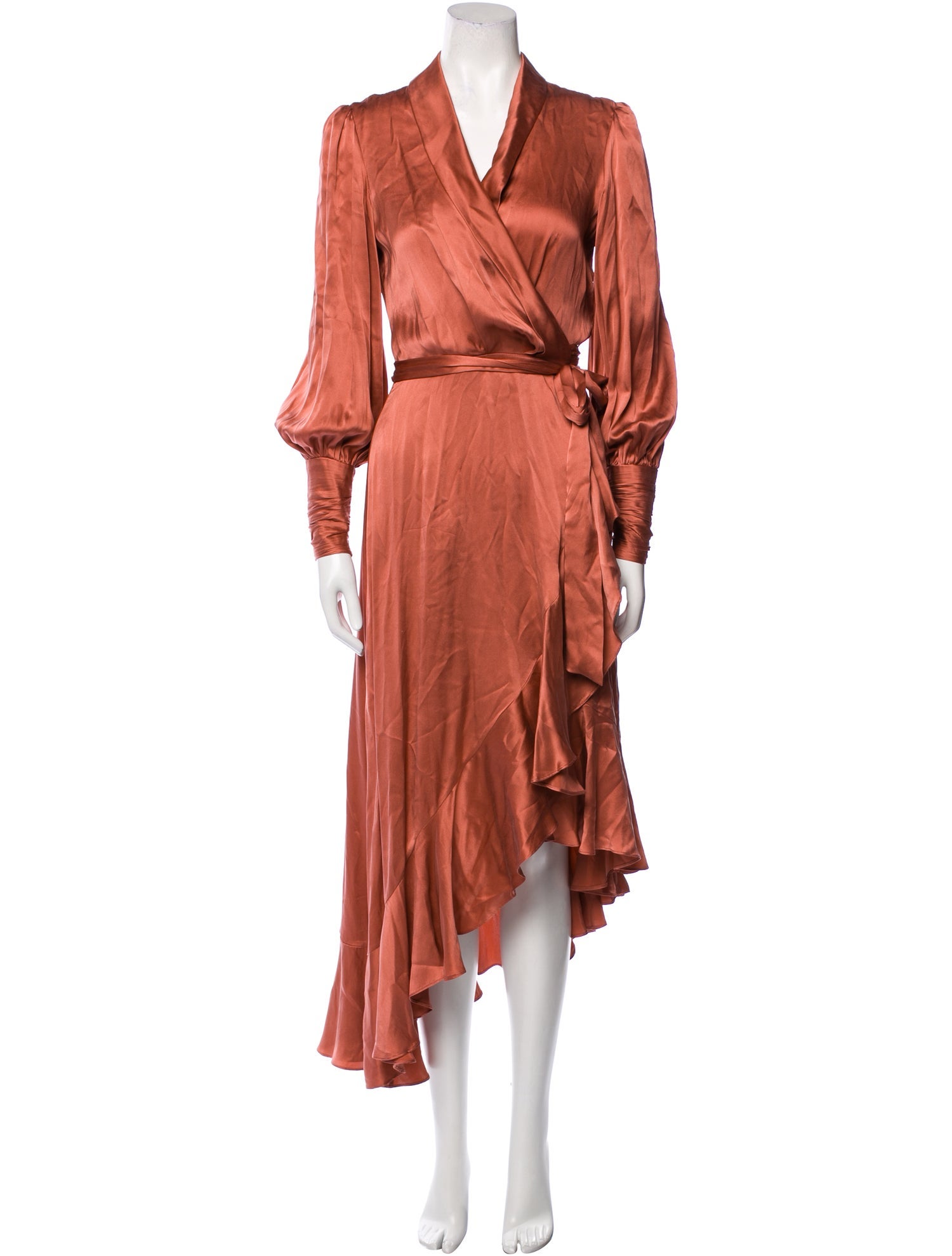 Zimmermann Silk Ruffle Embellishment Robe