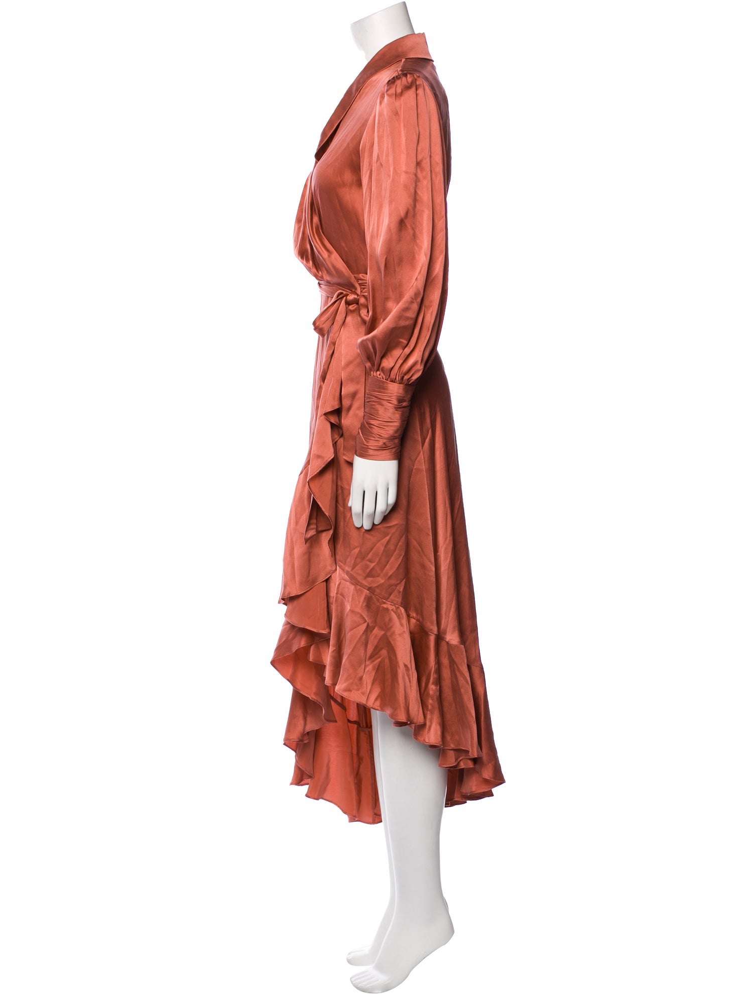 Zimmermann Silk Ruffle Embellishment Robe
