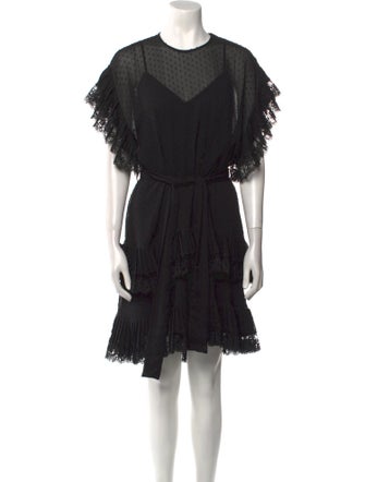 Zimmermann Crew Neck Knee-Length Dress
