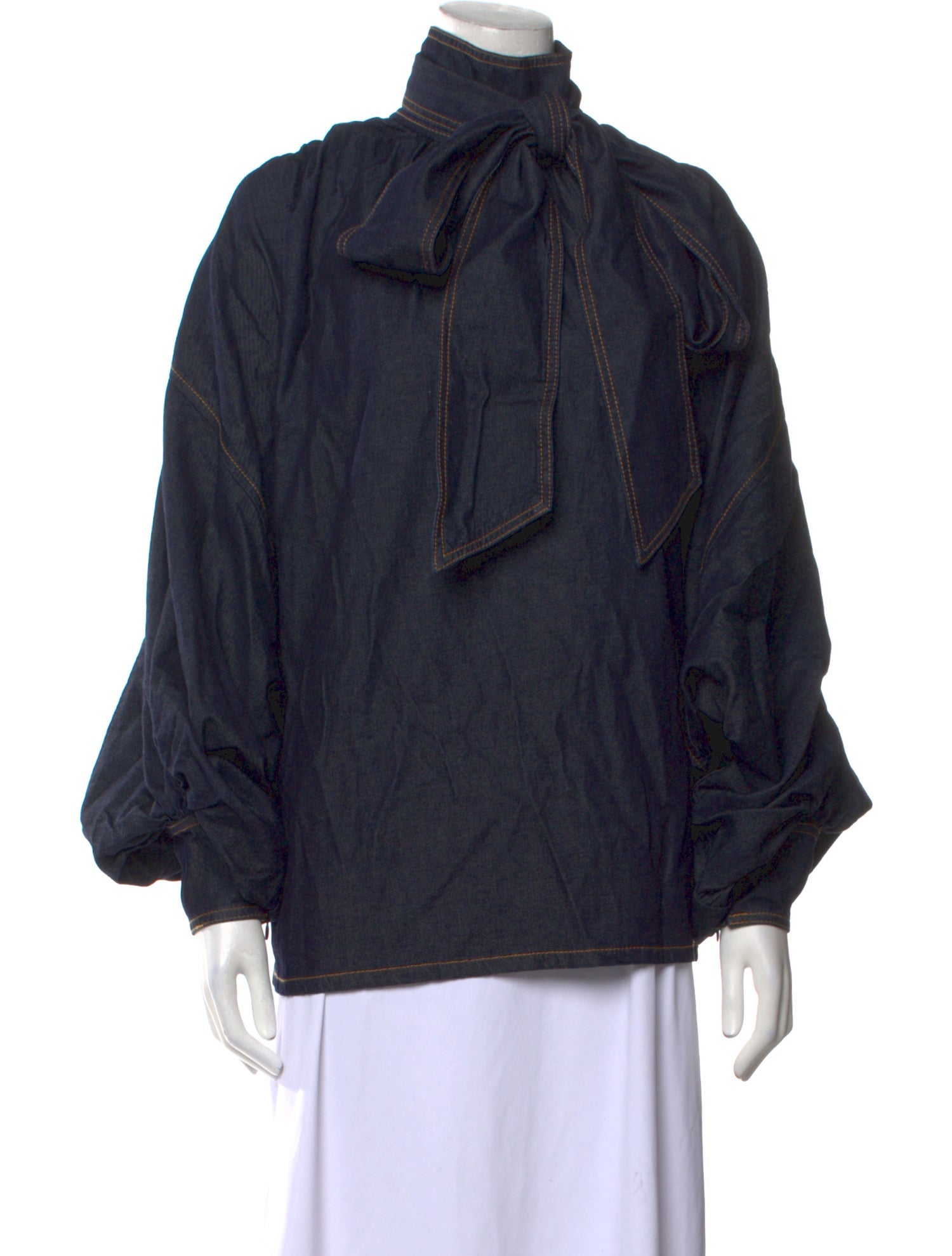 Zimmermann Mock Neck Long Sleeve Blouse w/ Tags