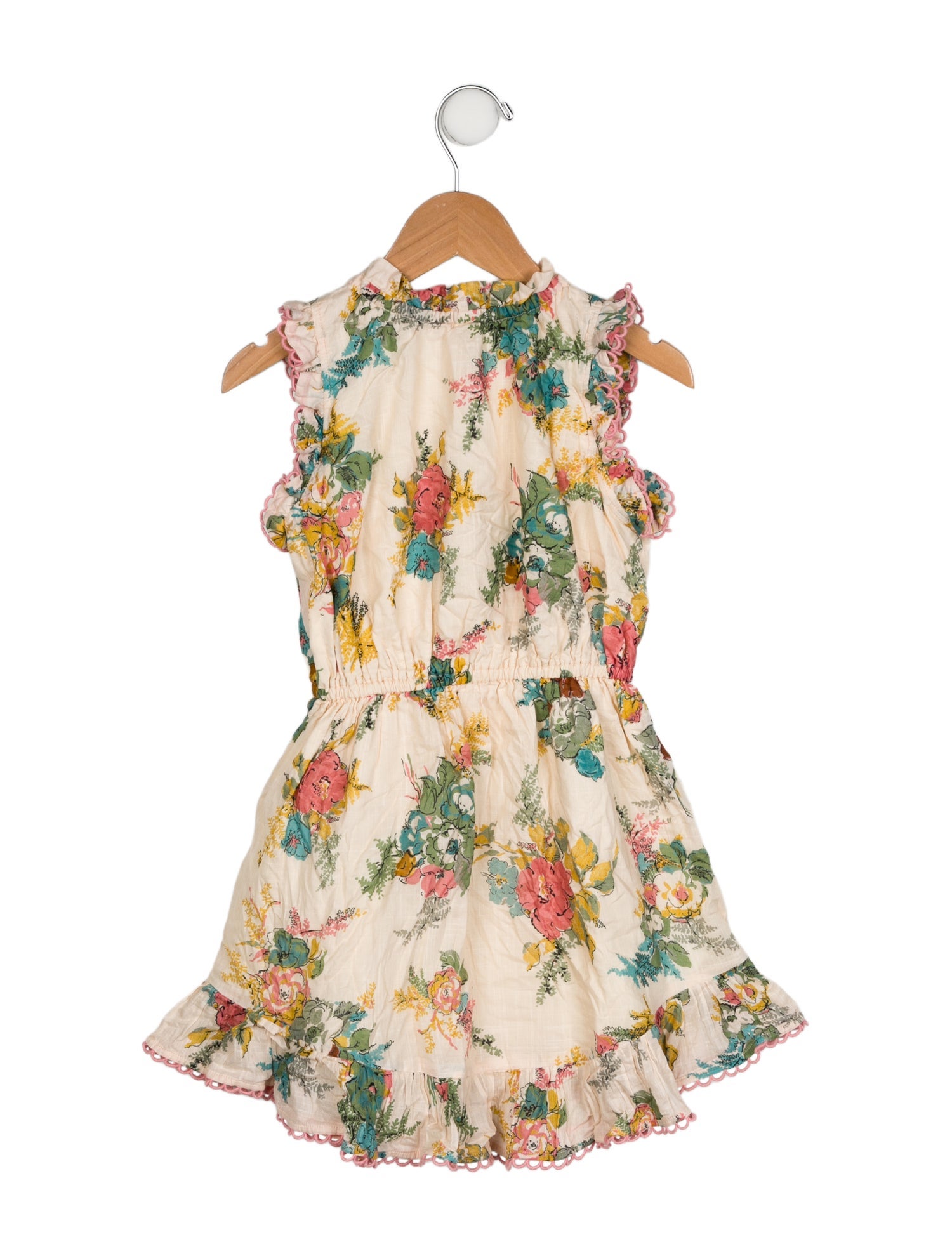 Zimmermann Girls Floral Pattern Dress