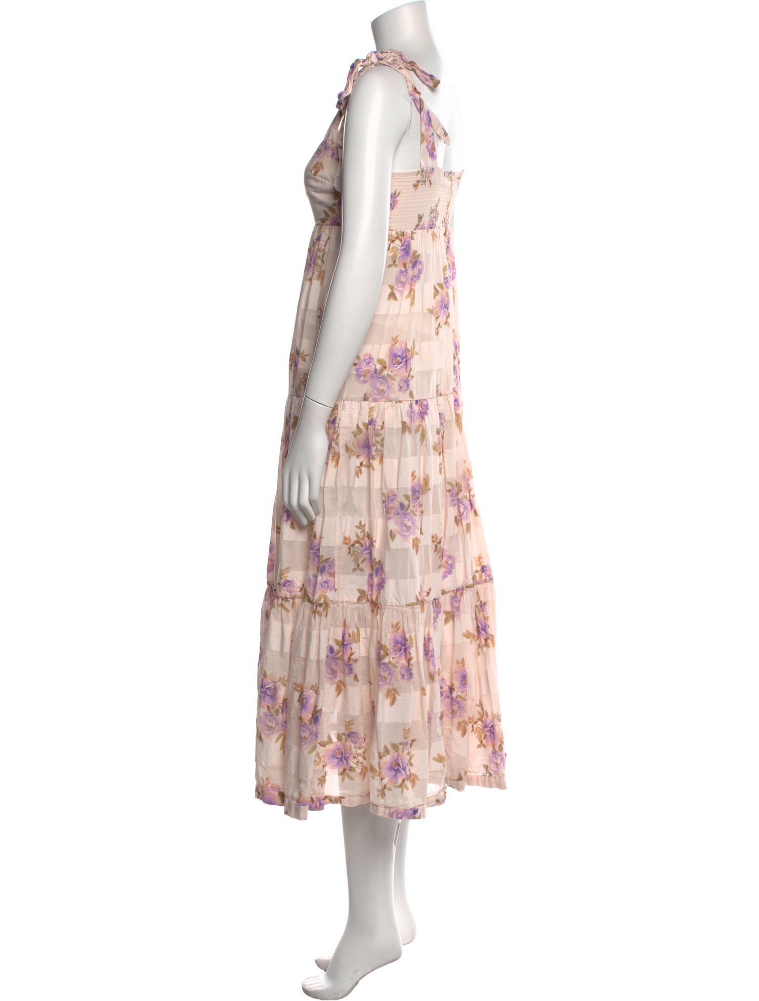 Zimmermann Floral Print Midi Length Dress