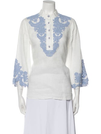Zimmermann Linen Printed Tunic