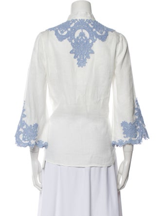 Zimmermann Linen Printed Tunic