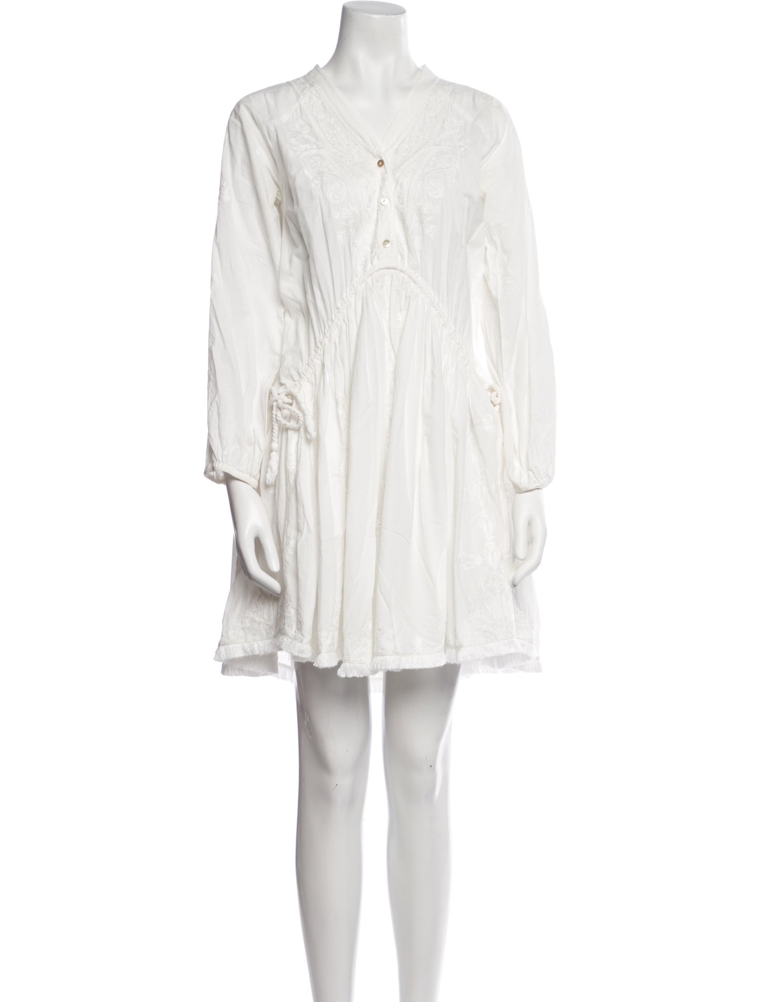 Zimmermann V-Neck Mini Dress