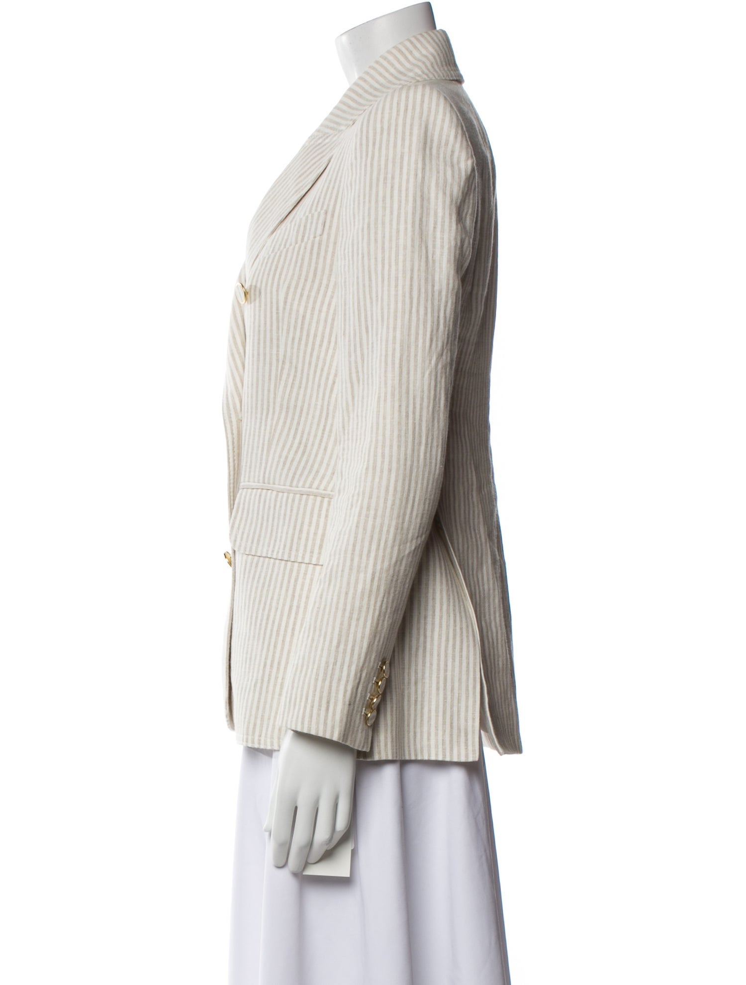 Zimmermann Linen Striped Blazer