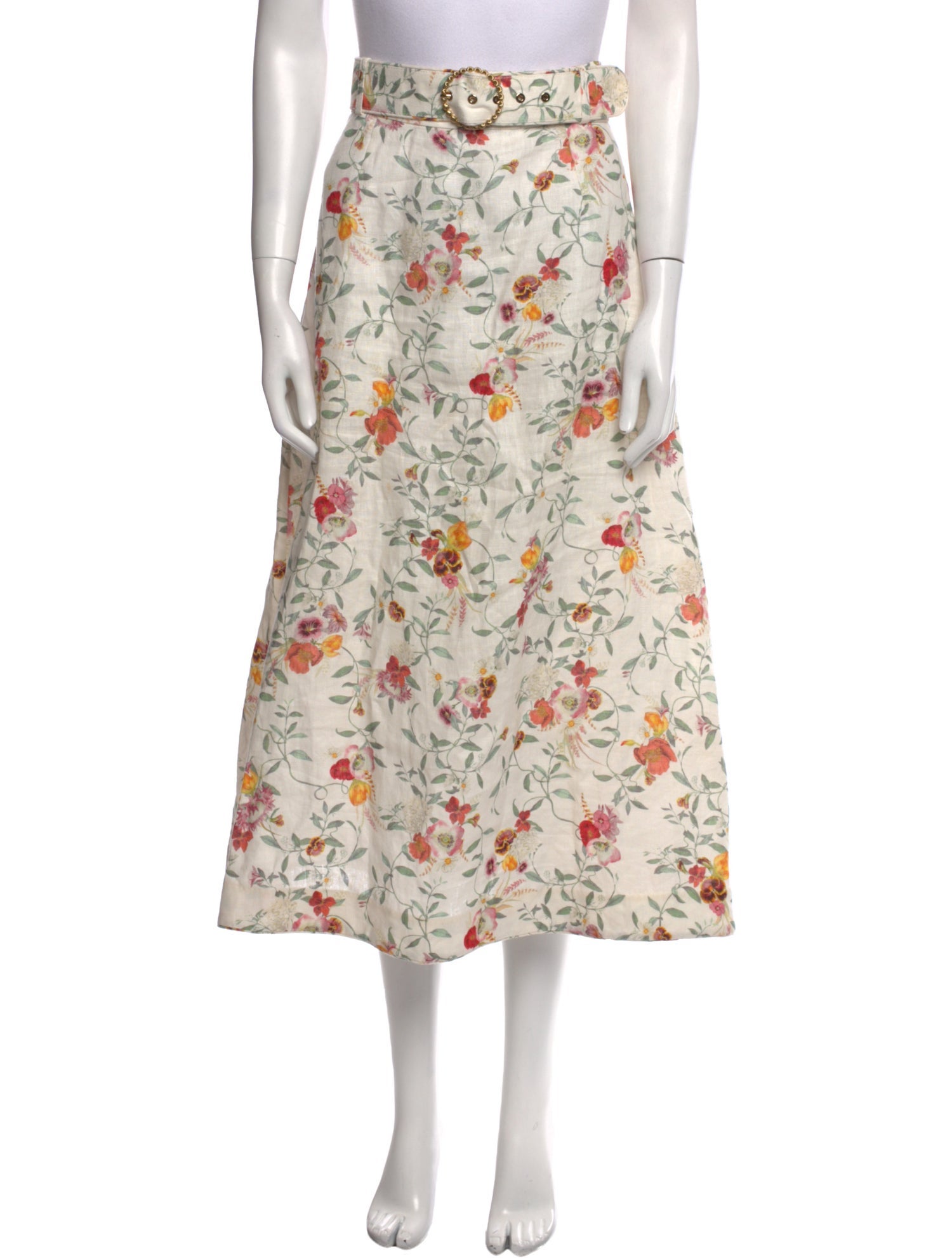 Zimmermann Linen Long Skirt